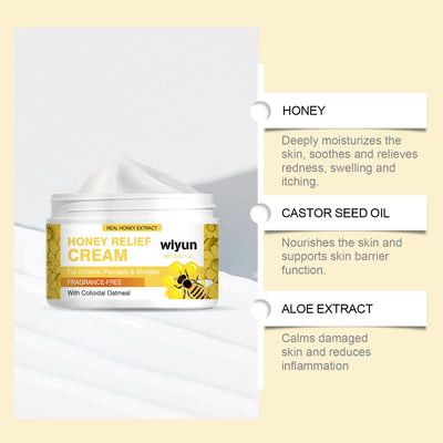 Wiyun Honey Skin Care Cream Nourishes And Protects Skin, Body, Hands And Feet, Moisturizes And Restores Skin - 5 - CJ