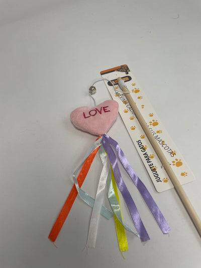 Doll Ribbon Wooden Pole Cat Teaser - 5 - CJ