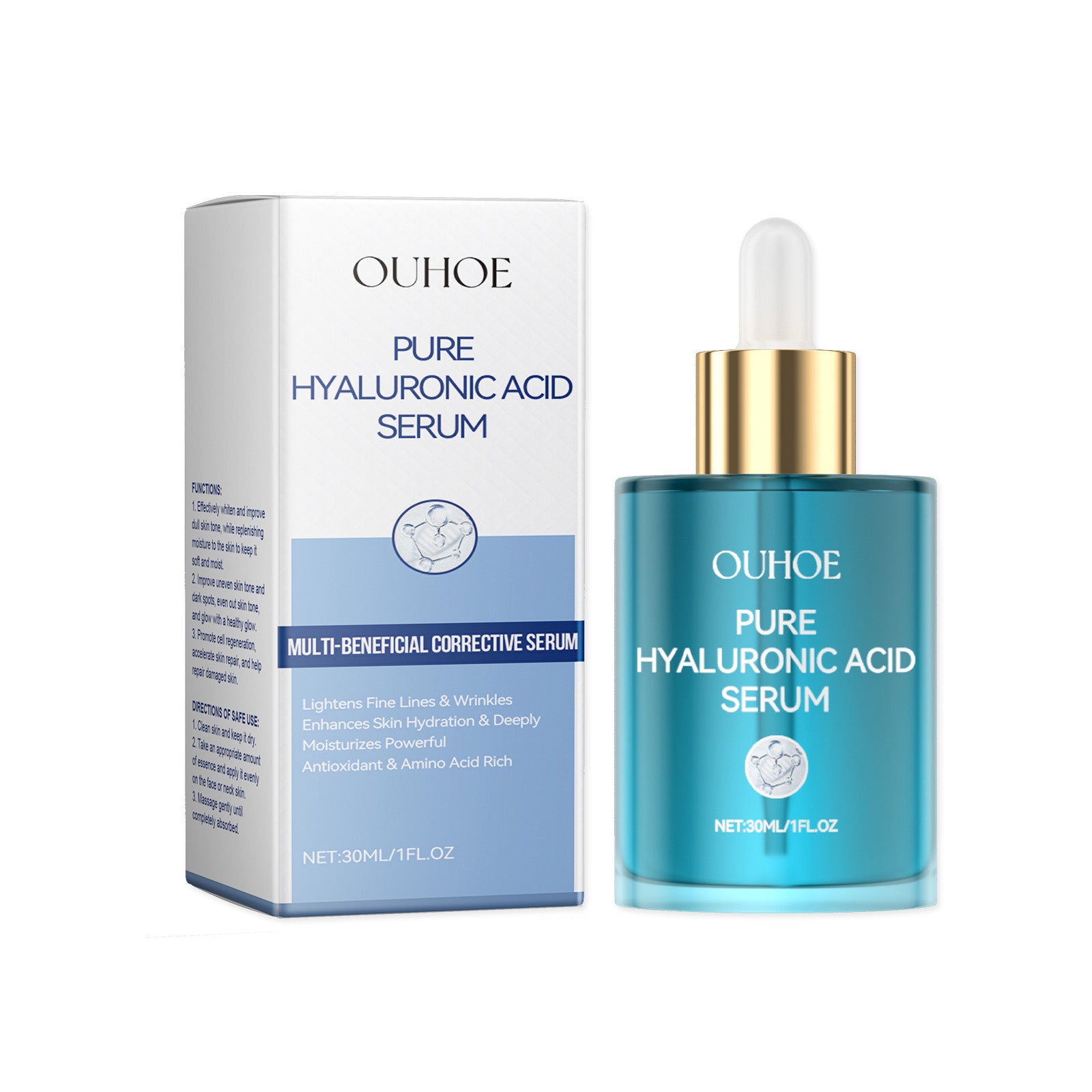 OUHOE Essence Series, Moisturizing And Brightening Care Facial Skin Hydrating And Moisturizing Skin Firming Care Essence - 5 - CJ
