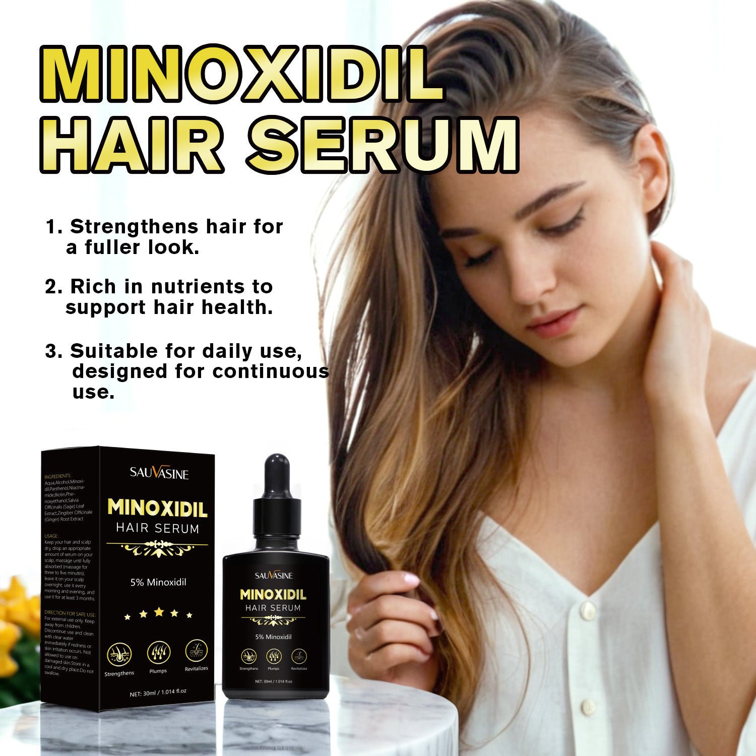 Ladies, Men's Universal SAUVASINE Hair Essence - 0 - CJ