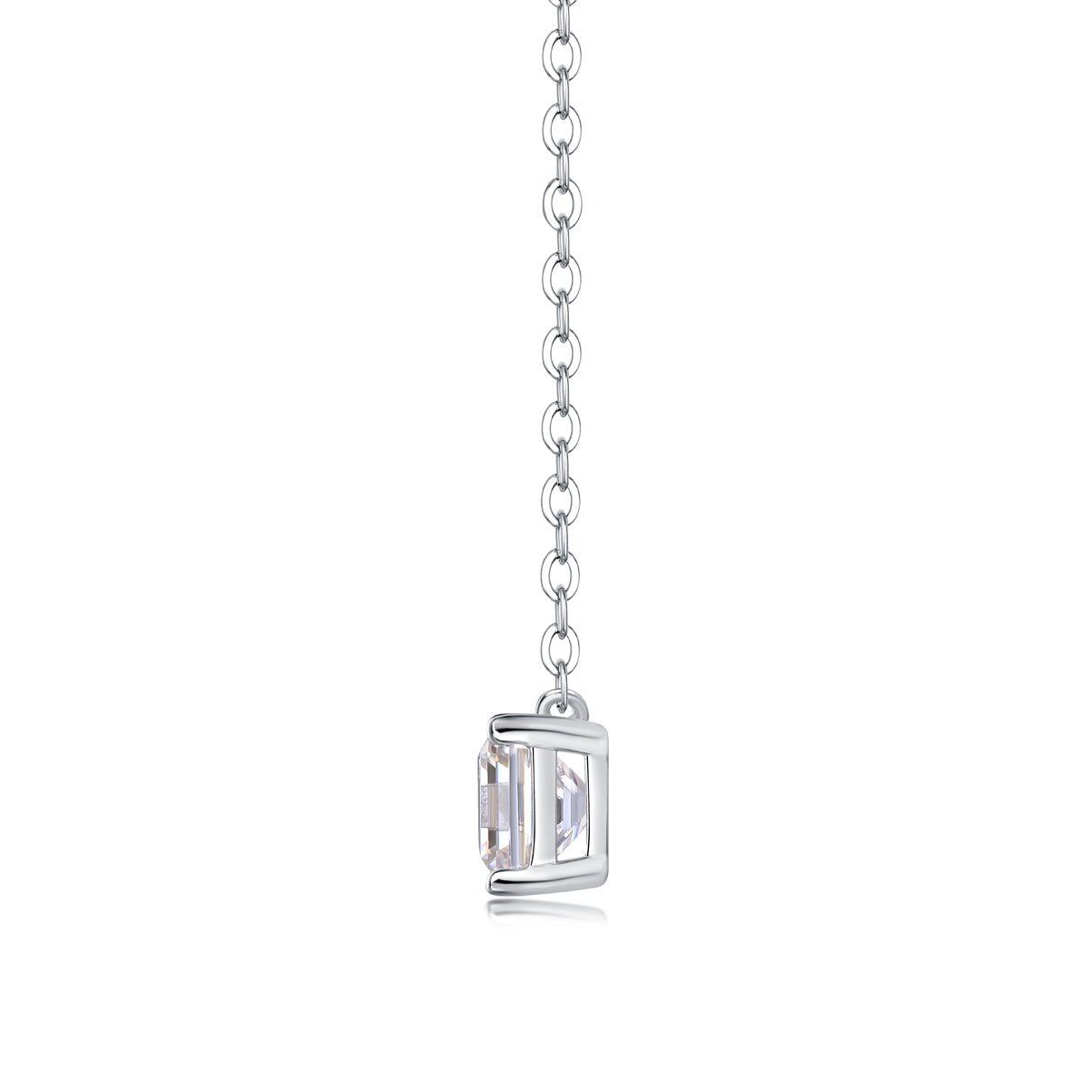 1Eternal - A Fashionable And Luxurious Diamond Jewelry Pendant Set With Square Moissanite S925 Sterling Silver Prohibit TikTok sales - 5 - cj