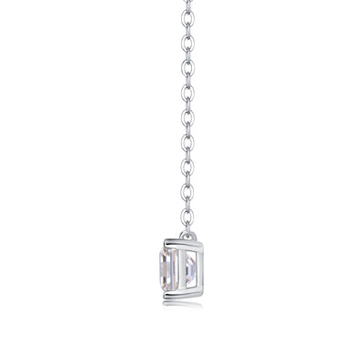 1Eternal - A Fashionable And Luxurious Diamond Jewelry Pendant Set With Square Moissanite S925 Sterling Silver Prohibit TikTok sales - 5 - cj