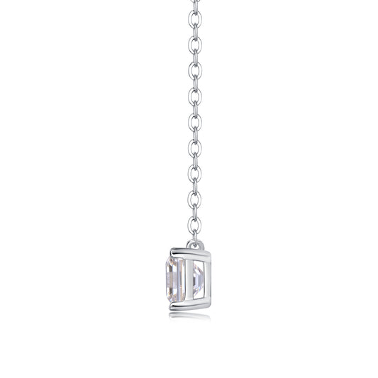 1Eternal - A Fashionable And Luxurious Diamond Jewelry Pendant Set With Square Moissanite S925 Sterling Silver Prohibit TikTok sales - 5 - cj