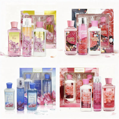 3pcs Set - Sakura Fragrance Shower Gel Set, Japanese Cherry Blossom 10 Fl.oz Shower Gel, 10 Fl.oz Body Lotion, 8 Fl. Oz Body Mist, A Three - piece Bath And Body Care Gift Set - 5 - CJ