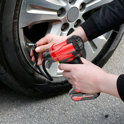 1Pc 150PSI Cordless Car Tire Inflator Rechargeable  2V Portable Electric Air Compressor With LED Light For Car Bike Motorcycle Ball - 5 - CJ
