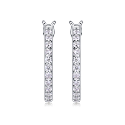 1Streamer Diamond Set With Moissanite Silver Earrings Luxury Fashion Diamond Earrings Stud Earrings Prohibit TikTok sales - 5 - CJ