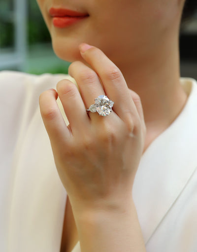 1Soul Resonance - A Fashionable And Luxurious Jewelry Accessory Set With Moissanite S925 Sterling Silver And Platinum - plated Diamond Prohibit TikTok sales - 5 - CJ