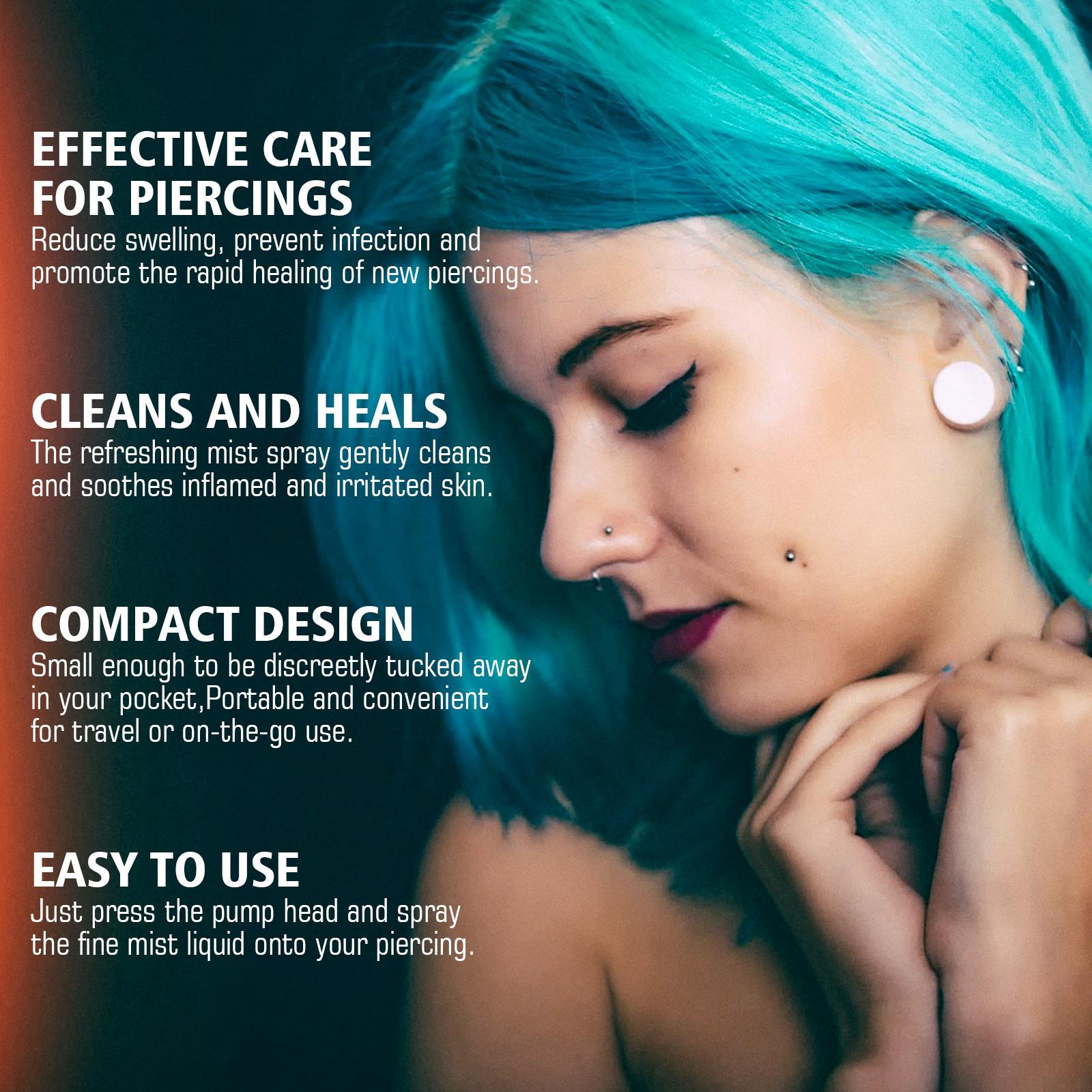 Nanyue Piercing Care Spray, Ear Hole Cleaning, Anti - odor, Swelling And Pain Relief - 5 - CJ