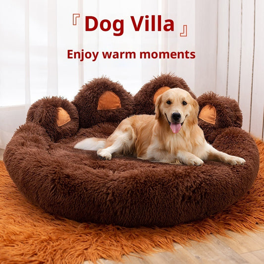 Plush Kennel Thickened Pet Bed Large Pet Mat - 0 - CJ