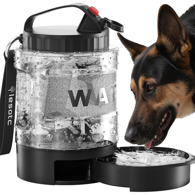 Lassot Portable Pull - out Water Bowl For Dogs, Large Capacity, Perfect For Camping, Hiking, Beach Trips, Road Trips, And Park Walks. - 5 - CJ