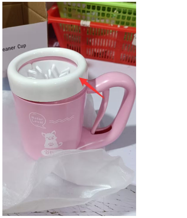 Pet Cat Dog Foot Clean Cup Cleaning Tool Silicone Washing Brush Paw Washer - 0 - CJ - Pink - M - CJJJCWGY00407 - Pink - M