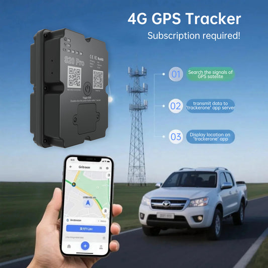 Long Battery 4G GPS Vehicle Tracker - Up To 30 Days Standby, Real - Time Tracking, Magnetic & Waterproof, Subscription Required - 5 - CJ
