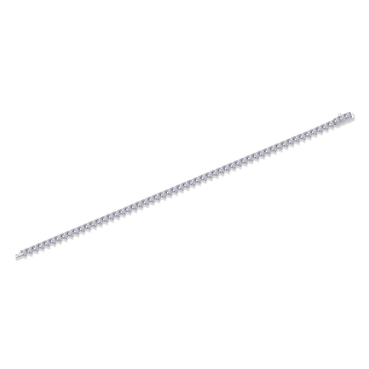 1Mark Luxury Fashion Mosan Diamond S925 Silver Bracelet Comparable To Natural Diamonds Prohibit TikTok sales - 5 - CJ