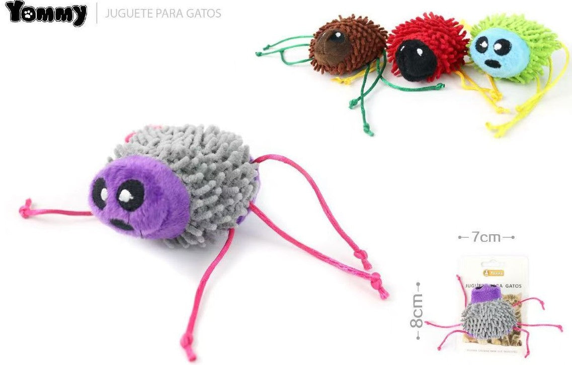 Cat Toy - Mop Cloth Beetle - 5 - CJ