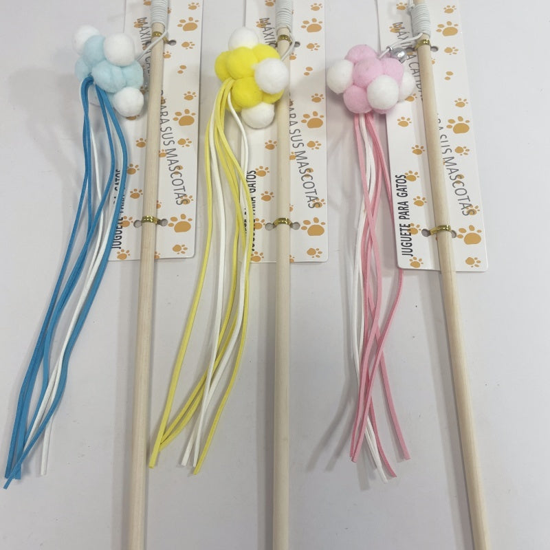 Teasing The Cat Stick Pole