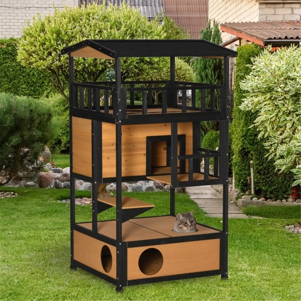 Cat House, Wooden Cat House Amazon Shipping, WalMart Banned, No Shipping On Weekends - 5 - CJ
