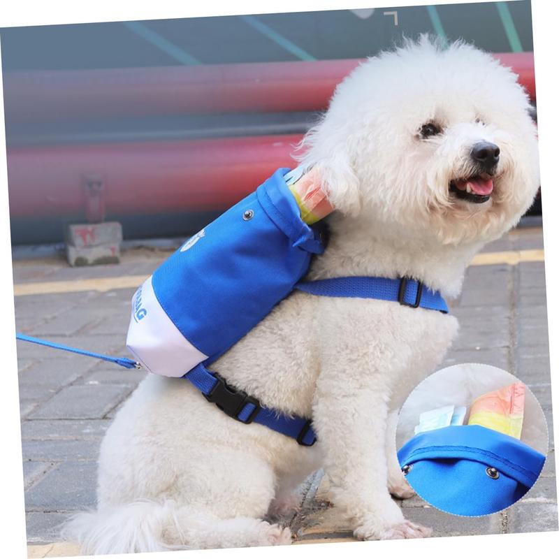 Pet Self Backpack Backpacks Rucksack SmallDog Bag Outdoor Pet Backpack Dog VestBackpack Portable Dog Backpack Dog SupplyBackpack For Dog Polyester Puppy Travel Strap - 5 - CJ