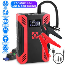 1Pc Car Jump Starter With Air Compressor Portable Car Battery Booster With Digital Tire Inflator With 2000mAh Peak Current For 12V Car 6.5L Gas Or 4.0L Diesel Engines - 5 - cjdropshipping