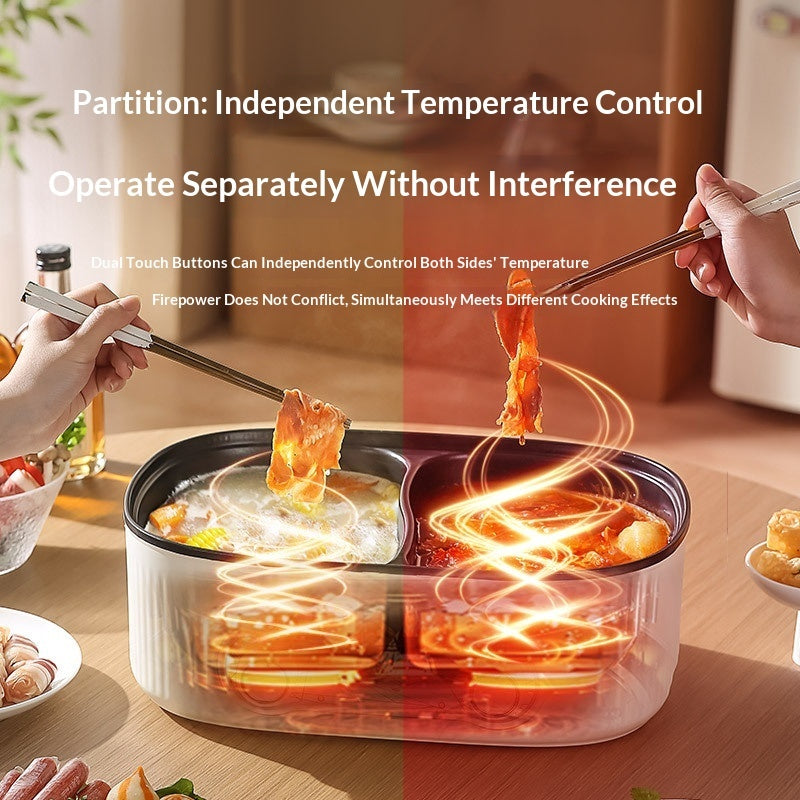 Double-Boiler Household Multi-Function Electric Hot Pot