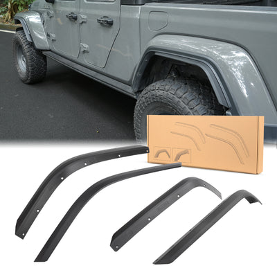 Front And Rear Fenders Compatible With 2020 - 2024 J E E P Wrangler Gladiator JT Sport And Willys - Fit JT Original Low Fender - 5 - CJ