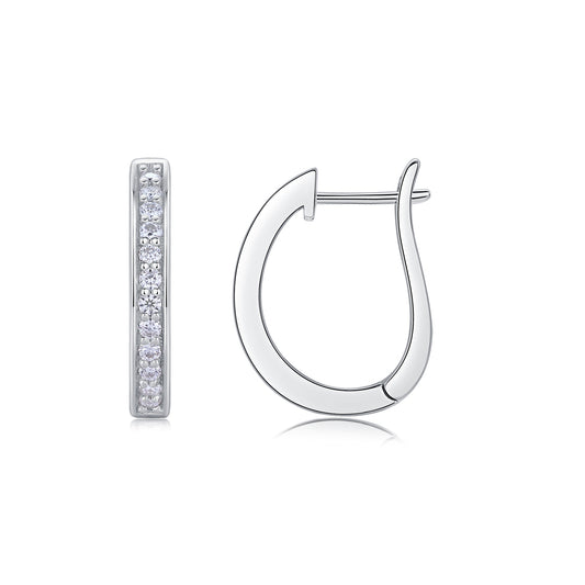1Morning Dew - Fashionable And Luxurious Diamond Jewelry Set With Moissanite S925 Sterling Silver And Platinum - plated Stud Earrings Prohibit TikTok sales - 5 - cjdropshipping