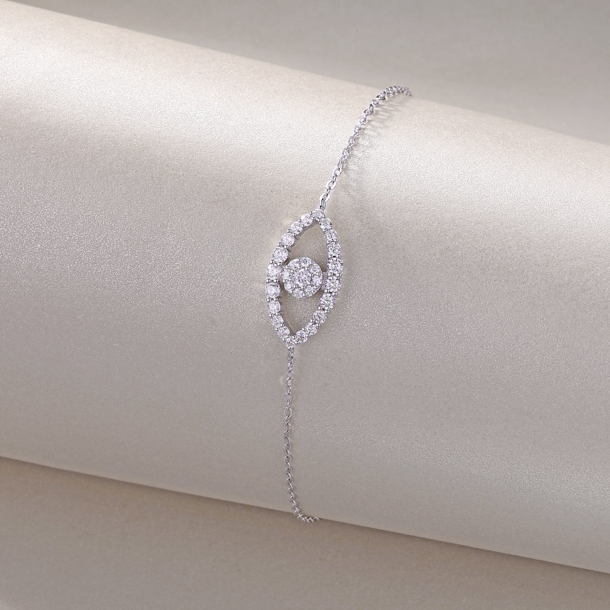 1Wishing Elf Luxury Fashion Mosan Diamond S925 Silver Bracelet Prohibit TikTok sales