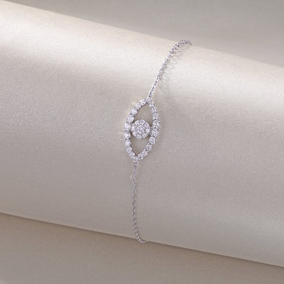 1Wishing Elf Luxury Fashion Mosan Diamond S925 Silver Bracelet Prohibit TikTok sales - 5 - CJ
