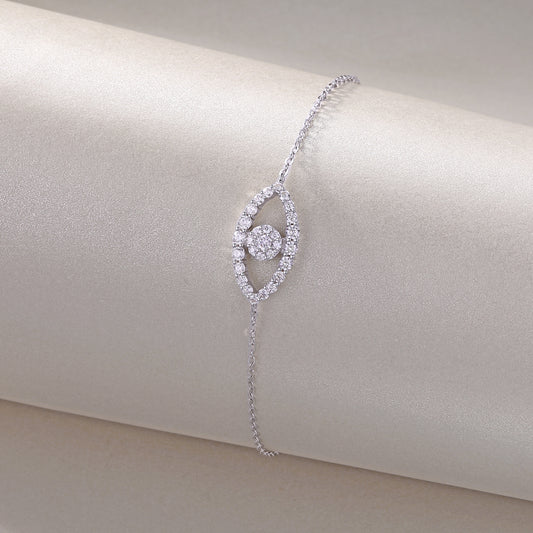 1Wishing Elf Luxury Fashion Mosan Diamond S925 Silver Bracelet Prohibit TikTok sales - 5 - CJ