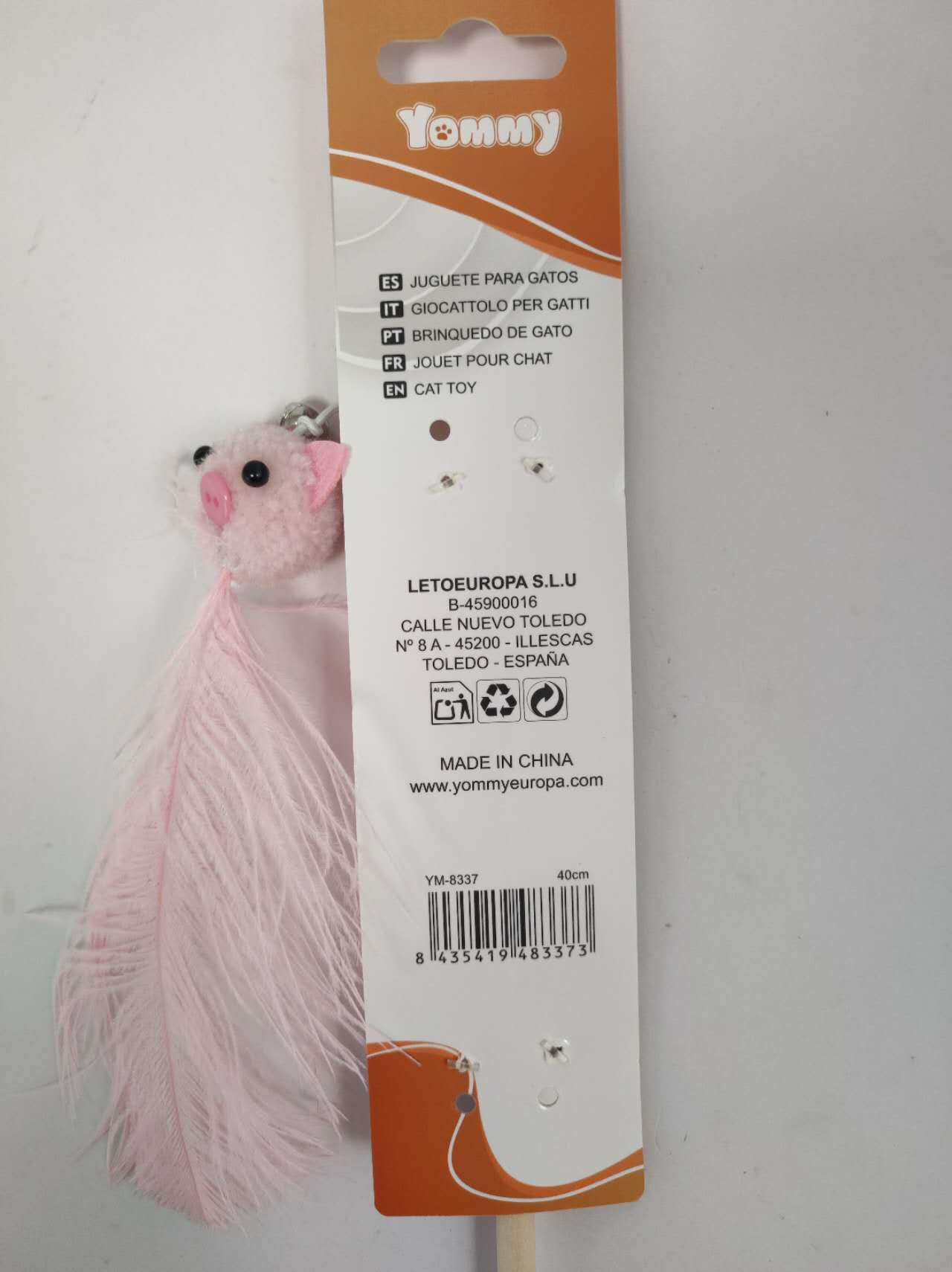 Animal Ostrich Feathers, Teasing Cat Sticks - 5 - CJ