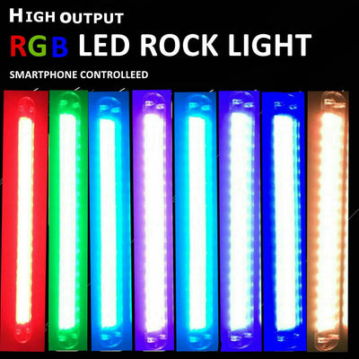 6x Car Underglow Neon Accent Strip Lights Kit RGB Million Multi - Color Music Lamp - 5 - CJ