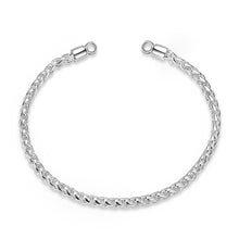 S925 Sterling Silver Basic Keel Chain Without Buckle Hollow Single Chain Bracelet Diy Accessories - 4 - CJ