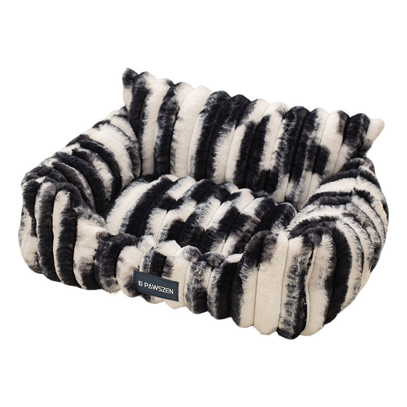 Large Pet Sofa Bed Plush Pet Bed - 0 - CJ