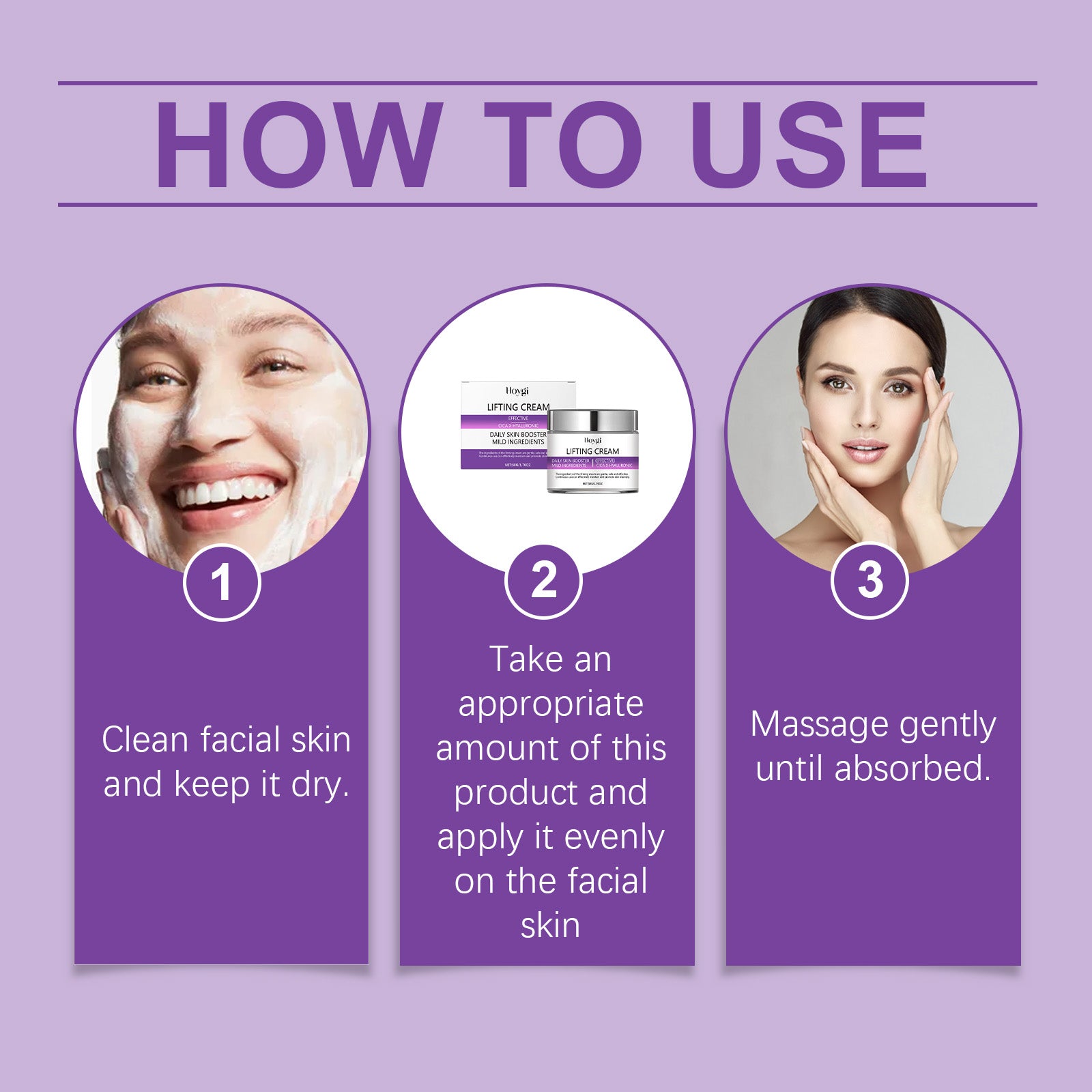 Hoygi Facial Moisturizer Moisturizes, Moisturizes, Nourishes, Brighens, And Restores Dry Skin To Keep It Hydrated - 5 - CJ