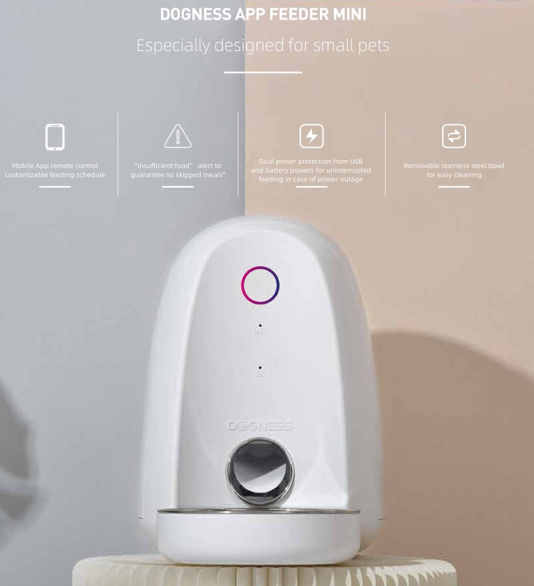 2L Automatic WiFi Smart App Feeder Food Dispenser for Small Dog Cat Pet - 0 - CJ