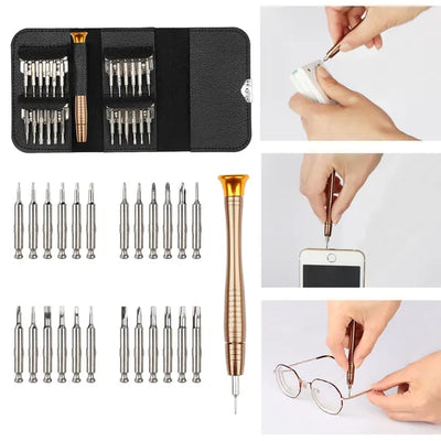 25 In 1 Multipurpose Precision Screwdriver Wallet Kit Repair Tools - 5 - CJ