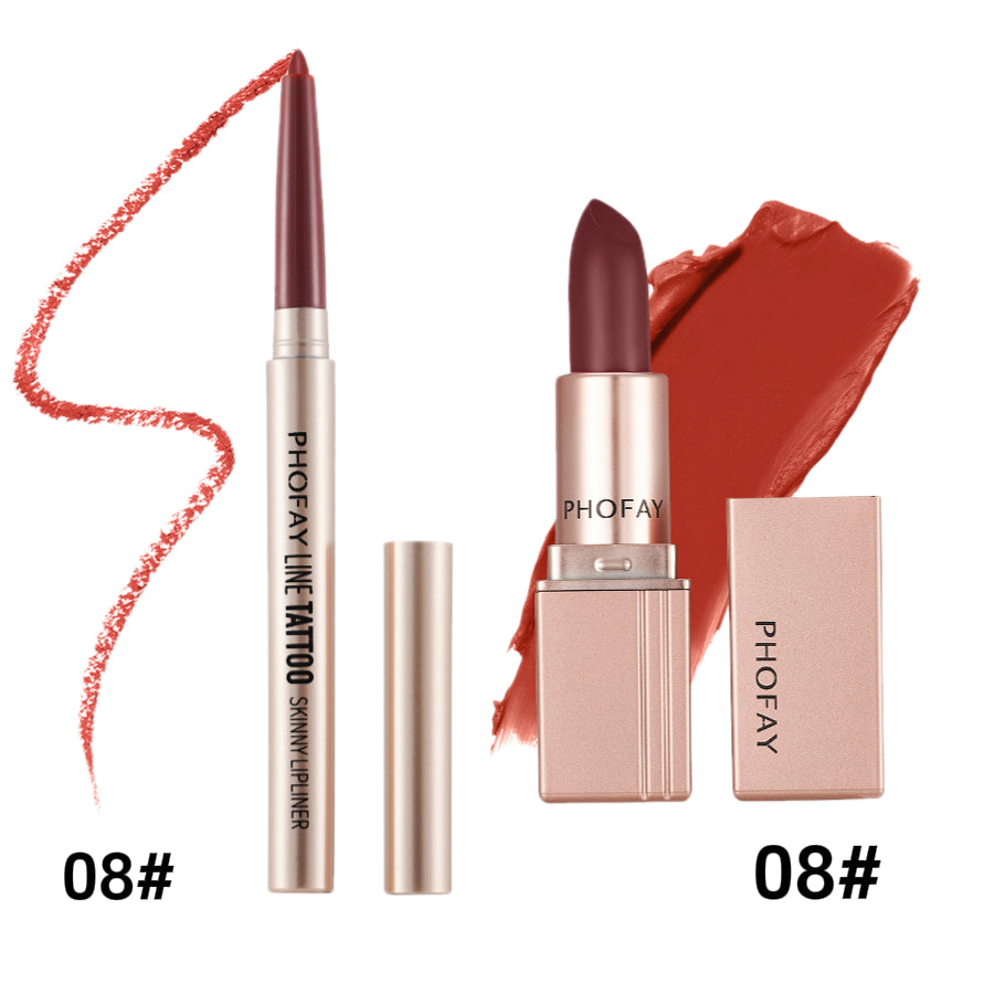 PHOFAY Matte Lipstick - 4 - CJ - Set2 - CJKH203582712LO