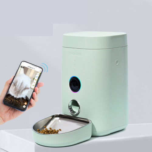 Intelligent Pet Automatic Plastics Feeder - 0 - CJ - Green - USB - CJGY169539905EV