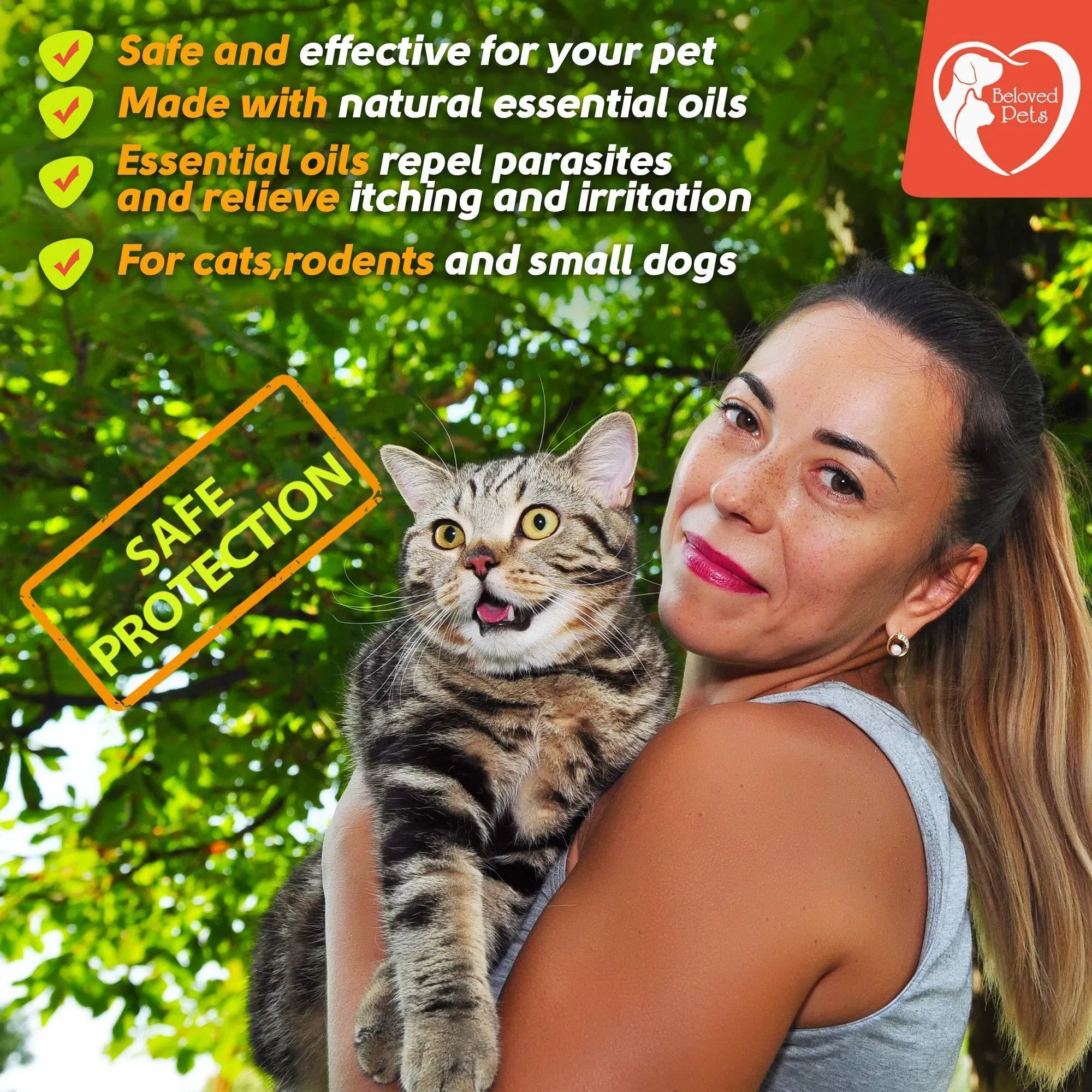 Flea And Tick Prevention For Dogs Cats Rabbits Natural Flea Treatment Home Pest Control Topical Flea Mosquito Repellent For Puppy Kitten 3 Drops For Small And Large Pet - 5 - CJ