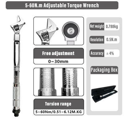 Convertible Head Torque Wrench, Model SN - 2060K - 5 - cjdropshipping