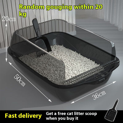 Litter Box Splash - proof Semi - closed - 0 - CJ