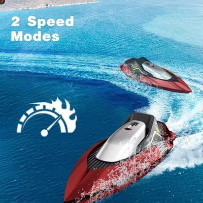 4DRC S5 RC Boat For Pools And Lakes, 2.4 GHz 20MPH Racing Boats, Rechargeable Battery,Low Battery Alarm,Gifts For Boys Girls,Logistics Is Randomly Sent By UPS USPS  FEDEX. - 5 - CJ