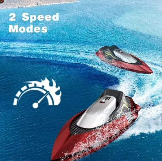 4DRC S5 RC Boat For Pools And Lakes, 2.4 GHz 20MPH Racing Boats, Rechargeable Battery,Low Battery Alarm,Gifts For Boys Girls,Logistics Is Randomly Sent By UPS USPS  FEDEX. - 5 - CJ