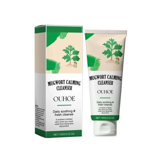 OUHOE Mugwort Calming Cleanser, Hydrating And Moisturizing Deep Clear Pores Balance Oil Moisturizing Cleanser - 5 - CJ