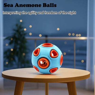 Dog Rubber Ball With Bell Sound, 2 - Pack, Interactive Pet Chew Toy For Puppies And Small Dogs.Please Note That Both Items Shipped Are Intended As Bells And Do Not Include Lights. - 5 - CJ