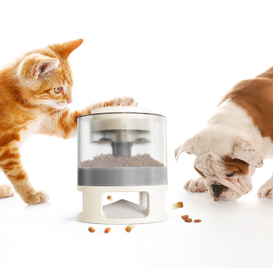 Pet Toy New Product Slow Food Catapult - 0 - CJ - OffwhiteCylinder - CJGY129443101AZ