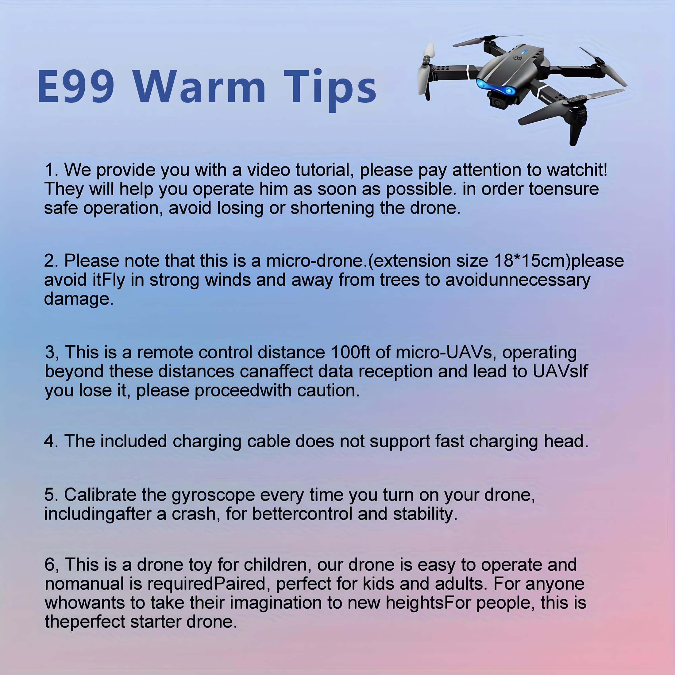 E99 Drone Quadcopter Dual Camera HD Aerial Photography Remote Control - 5 - CJ