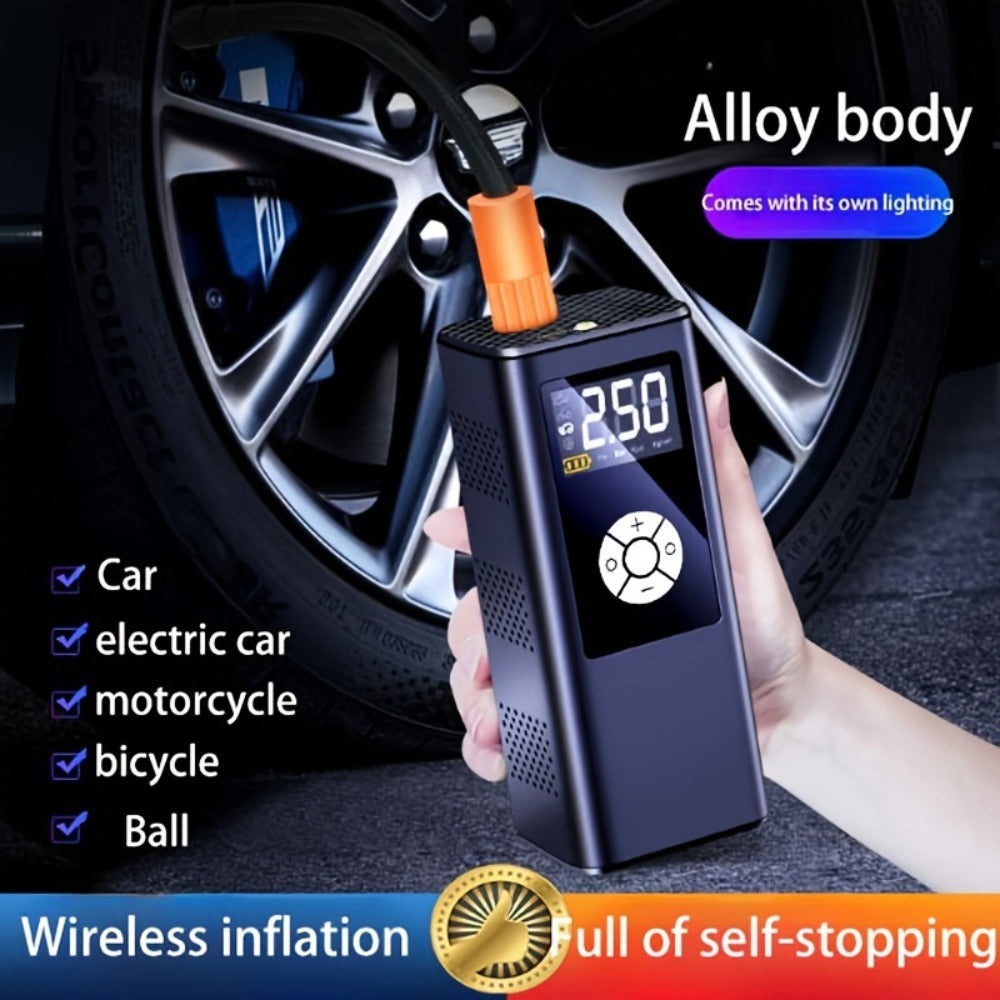 Wireless Car Inflatable High - power Portable Intelligent Digital Display Inflatable Treasure Multi - function Wireless Charging - 5 - CJ