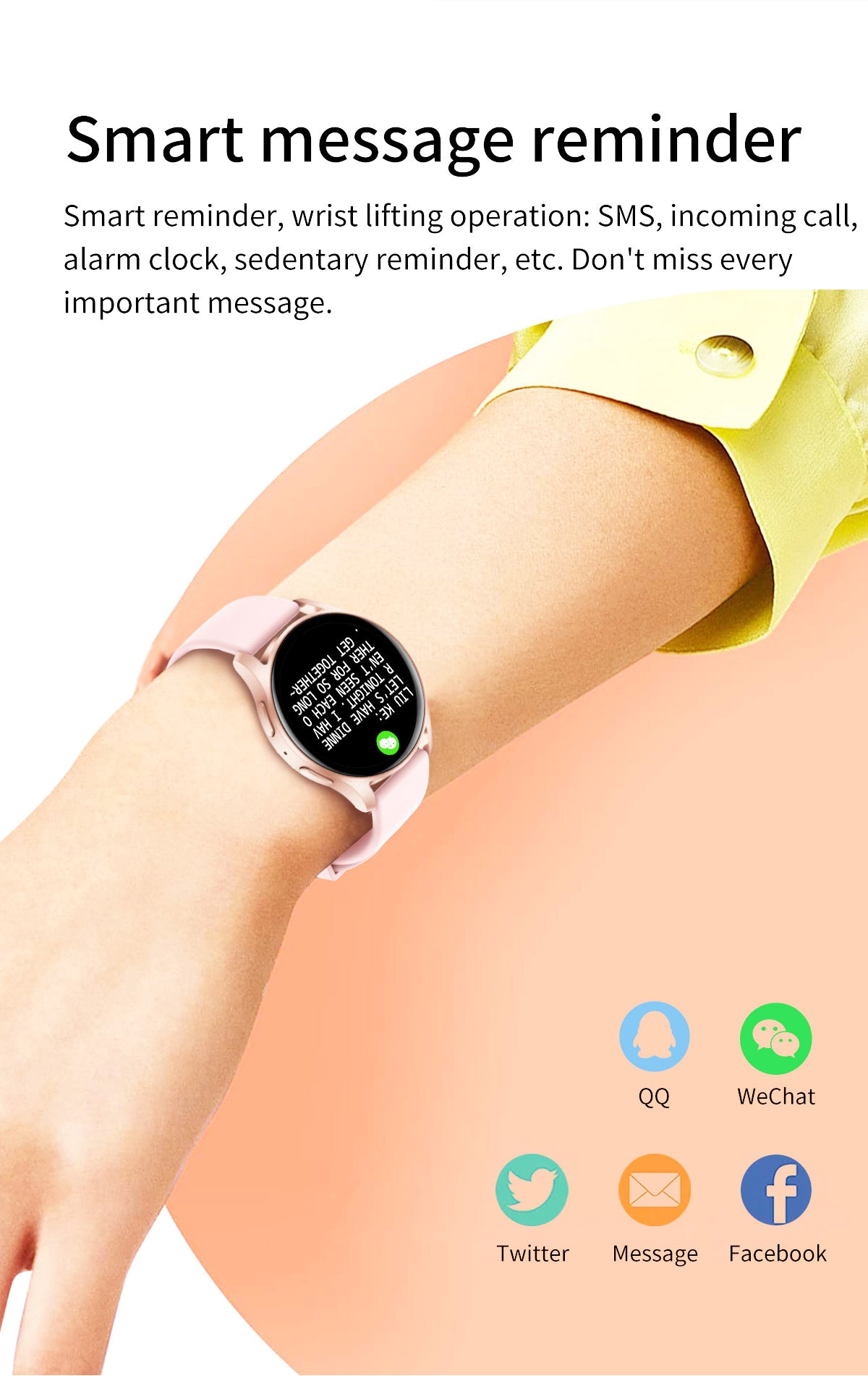 Trendy Smart Watch, Smart Watch For Men And Women, Make,answer Calls, Wireless Smart Watch, Fitness Tracker With Calorie Tracker, Pedometer, Text Notifications, Compatible With IPhone And Android, Per - 5 - CJ