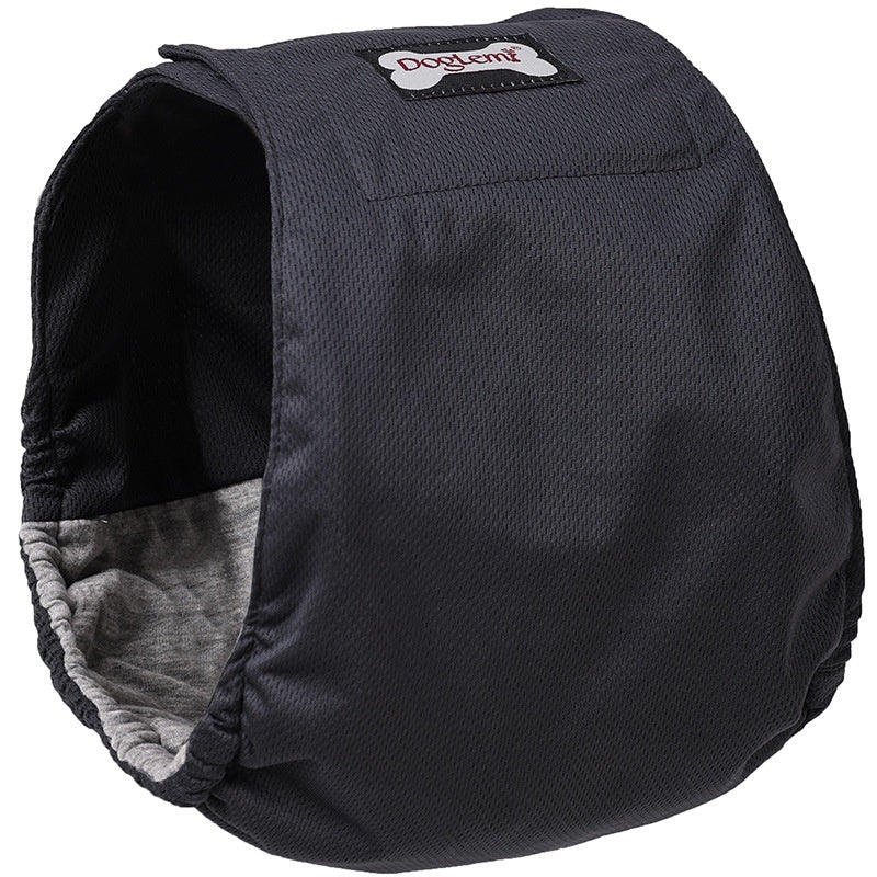 Sterilization Menstrual Panties Anti - harassment Male Dog Diaper Pants Bellyband - 0 - CJ - Black - 2XL - CJYD198501706FU