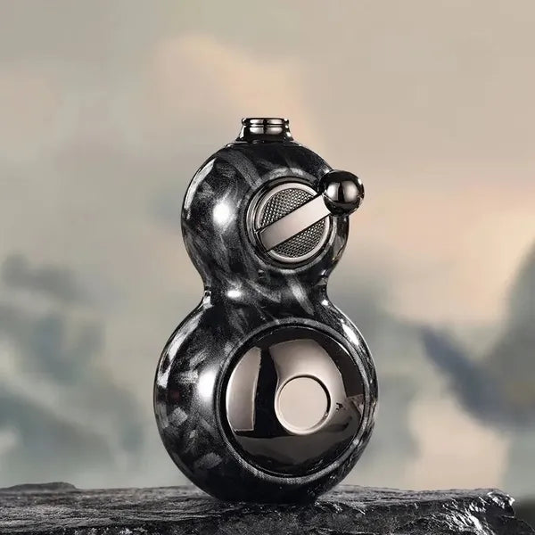 Father's Day Gift On June 15th: Metal Windproof Torch Lighter, Portable In Gourd Shape, Windproof Green Flame, Rotating And Playable Body To Relieve Stress, Surprise Gift, Festival Party, Outdoor (wit - 5 - CJ